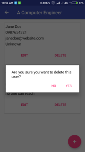 Room SQLite demo with CRUD Operations